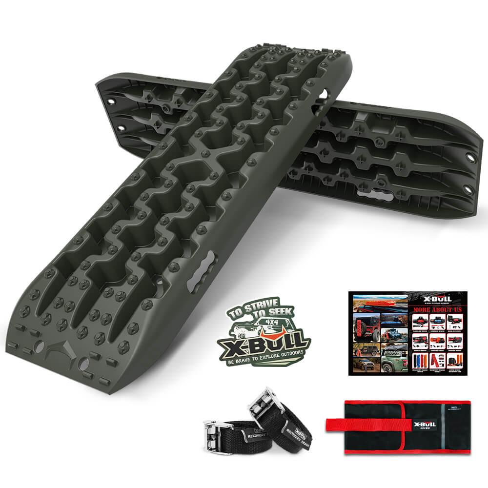 Buy X-BULL Recovery tracks kit Boards 4WD strap mounting 4x4 Sand Snow Car qrange GEN3.0 6pcs OLIVE discounted | Products On Sale Australia