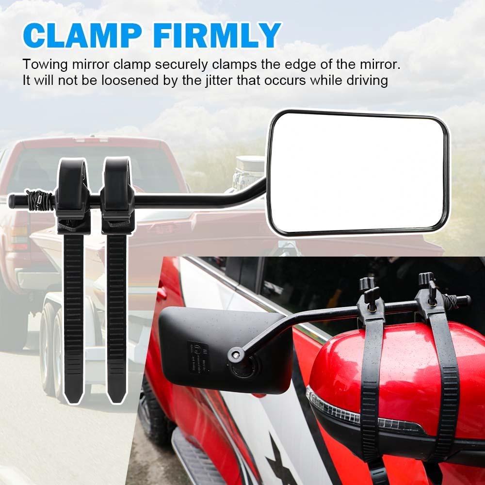 Buy X-BULL Towing Mirrors Universal Multi Fit Clamp On 4X4 Caravan Trailer A Pair discounted | Products On Sale Australia