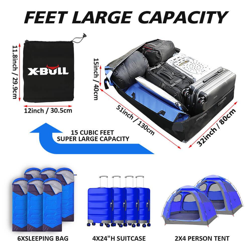 Buy X-BULL Waterproof Car Roof Top Rack Carrier ravel Cargo Luggage Cube Bag Trave 425L discounted | Products On Sale Australia