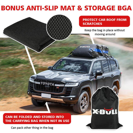 Buy X-BULL Waterproof Car Roof Top Rack Carrier ravel Cargo Luggage Cube Bag Trave 425L discounted | Products On Sale Australia