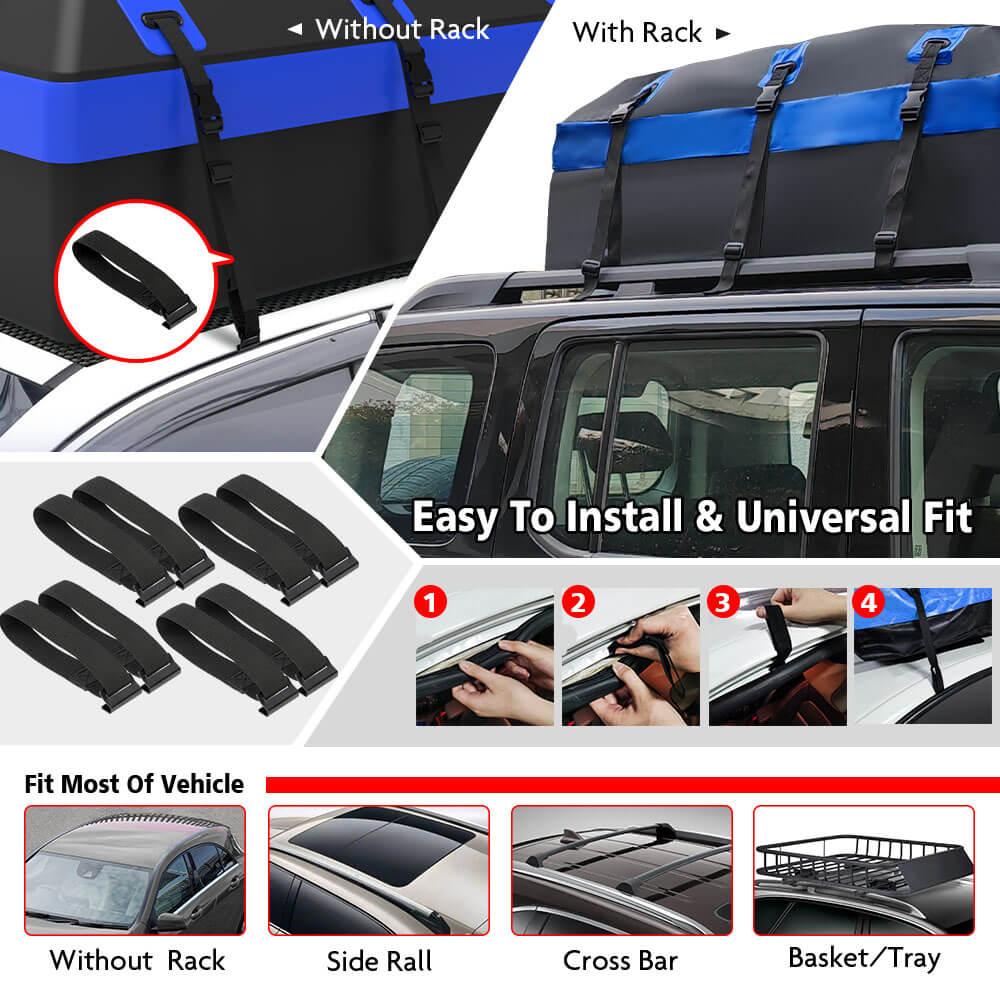 Buy X-BULL Waterproof Car Roof Top Rack Carrier ravel Cargo Luggage Cube Bag Trave 425L discounted | Products On Sale Australia