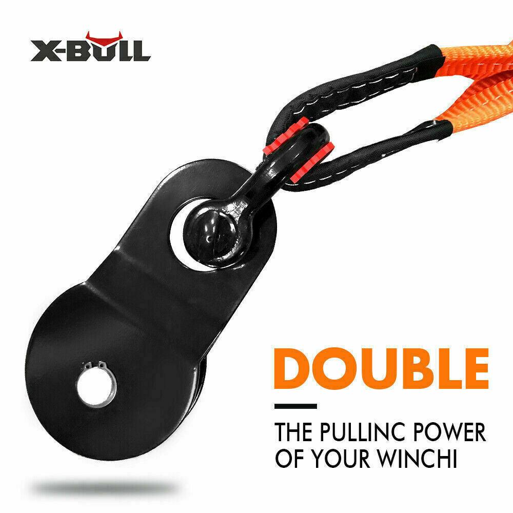 Buy X-BULL Winch Recovery Kit 11PCS 4WD 4x4 Pack Off Road Snatch Strap Essential discounted | Products On Sale Australia