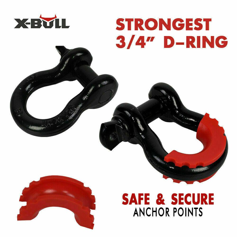 Buy X-BULL Winch Recovery Kit 11PCS 4WD 4x4 Pack Off Road Snatch Strap Essential discounted | Products On Sale Australia