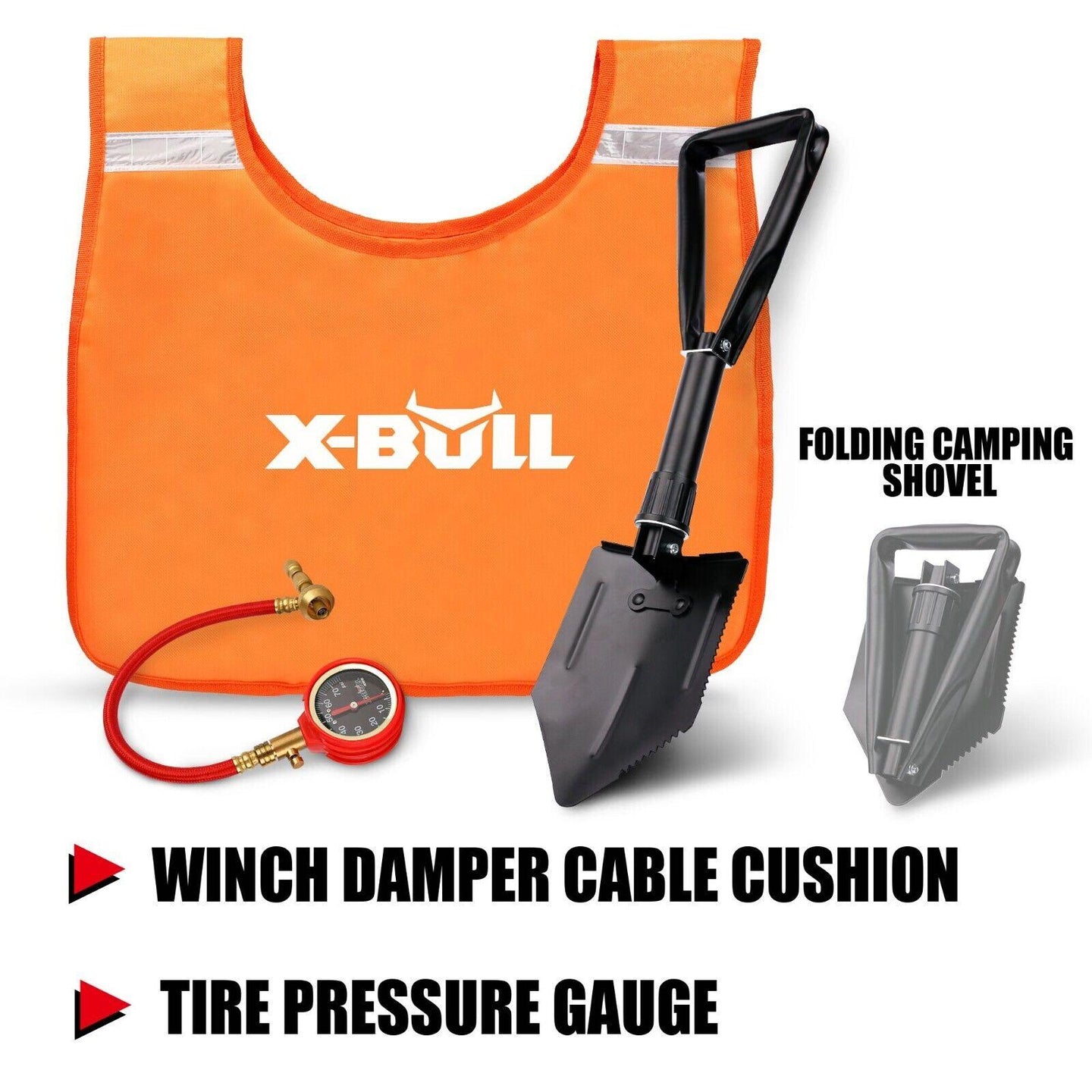 Buy X-BULL Winch Recovery Kit 13PCS Recovery tracks /Snatch Strap Off Road 4X4 discounted | Products On Sale Australia