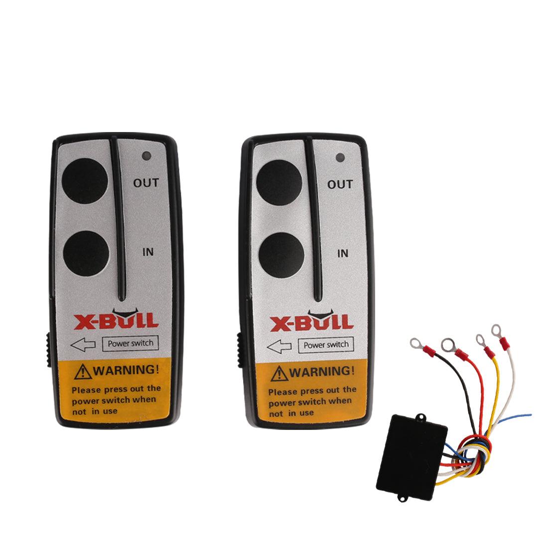 Buy X-BULL Winch Solenoid Relay 12V 500A Winch Controller Twin Wireless Remote 4T Block Pulley discounted | Products On Sale Australia