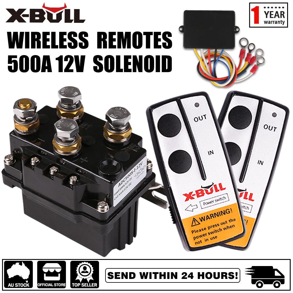 Buy X-BULL Winch Solenoid Relay 12V 500A Winch Controller Twin Wireless Remote4WD4x4 discounted | Products On Sale Australia