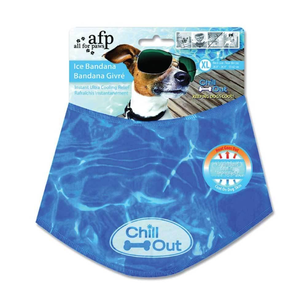 Buy XL - Dog Cooling Bandana Ice Neck Collar AFP Chill Out Pet Cool Scarf Cold X Large discounted | Products On Sale Australia