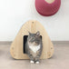 Buy Yaomi Wood Triangle Cat Scratcher Sofa Pet Bed discounted | Products On Sale Australia